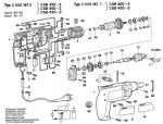 Bosch 0 603 147 042 CSB 400-2 Percussion Drill 240 V / GB Spare Parts CSB400-2